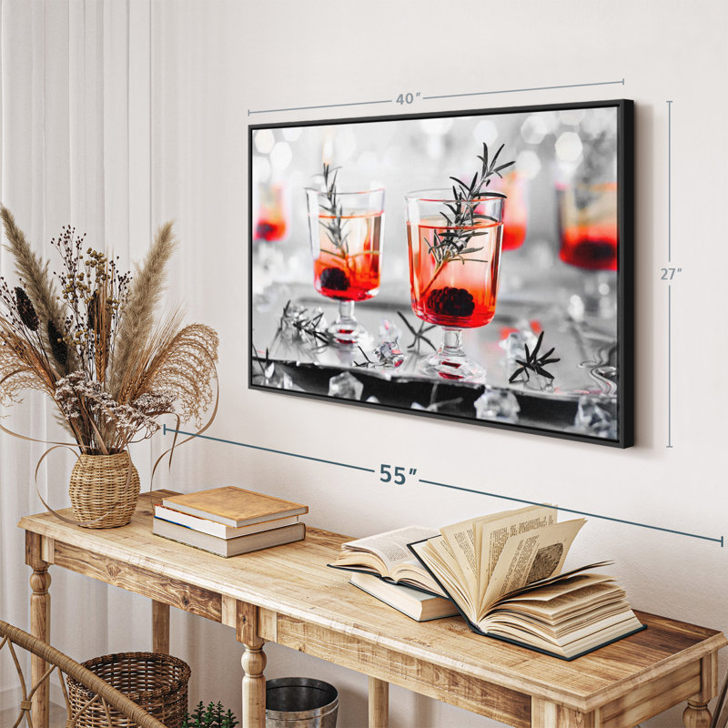 Impression sur toile Blackberry Whiskey, H 27 po x l 40 po