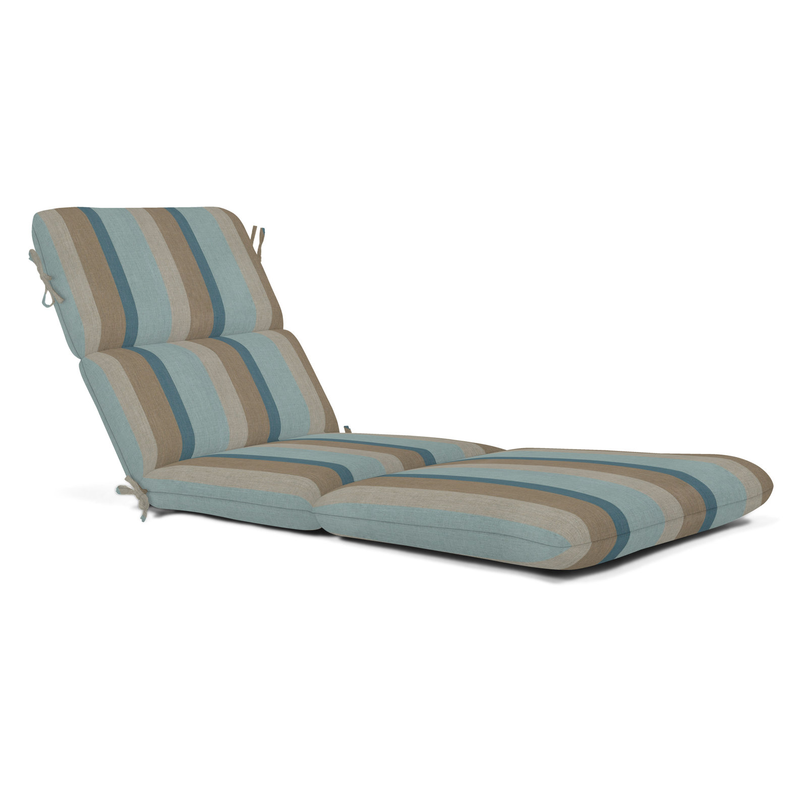 Marlowe Sunbrella® 1-Piece Outdoor Chaise Cushion, Gateway Mist Sunbrella®