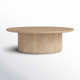 Chessa Solid Wood Single Coffee Table with Storage