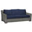 Rustic 81.25" Wide Outdoor Wicker Patio Sofa with Cushions-1895019594-1990218879-1990212277