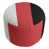 White/Red/Black