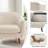 Kaya Mordern Upholstery Accent Chair With Ottoman-978286775