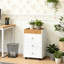 Armoire mobile mobile pour bureau avec trois tiroirs de rangement et un plateau supérieur, quatre freins à roues, un panneau de particules revêtu, un bureau de taille amovible, effet bois naturel, de couleur blanche