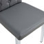  Ensemble de chaises de salle à manger sans accoudoirs avec grille et boucle, parfait pour les salles à manger élégantes et élégantes-1217718385-1217718390
