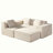 Lacrosse Modern Style Power Recliner Sectional With Bluetooth Speaker And LED Made With Wood & Metal In Gray-883450876