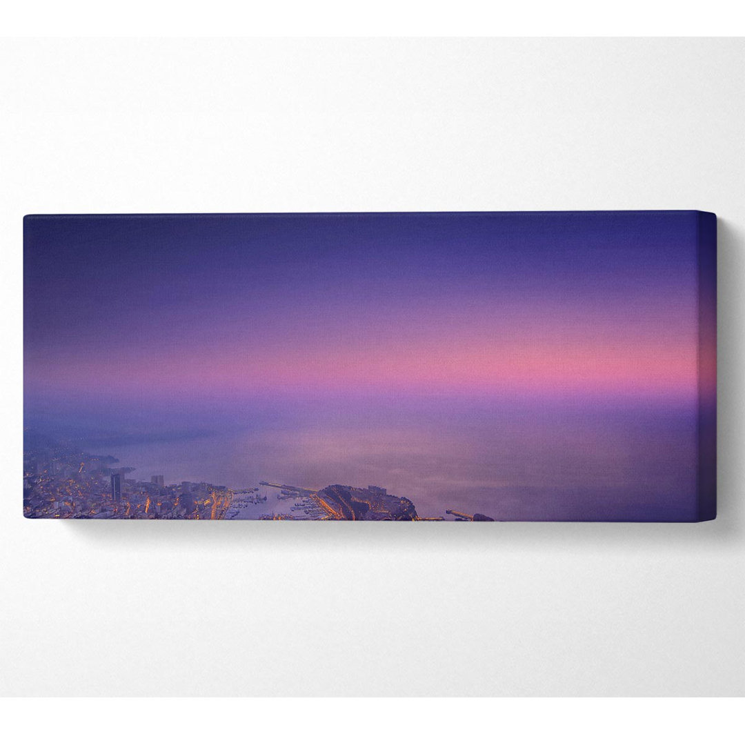 Monte Carlo Monaco Mist - Kunstdrucke auf Leinwand - Wrapped Canvas