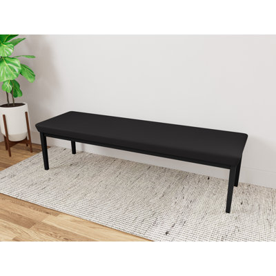 Lenox Steel Waiting Reception 3 Seat Bench Metal Frame