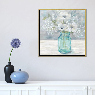 "Vintage jar bouquet I" par Cynthia Coulter, reproduction d’art