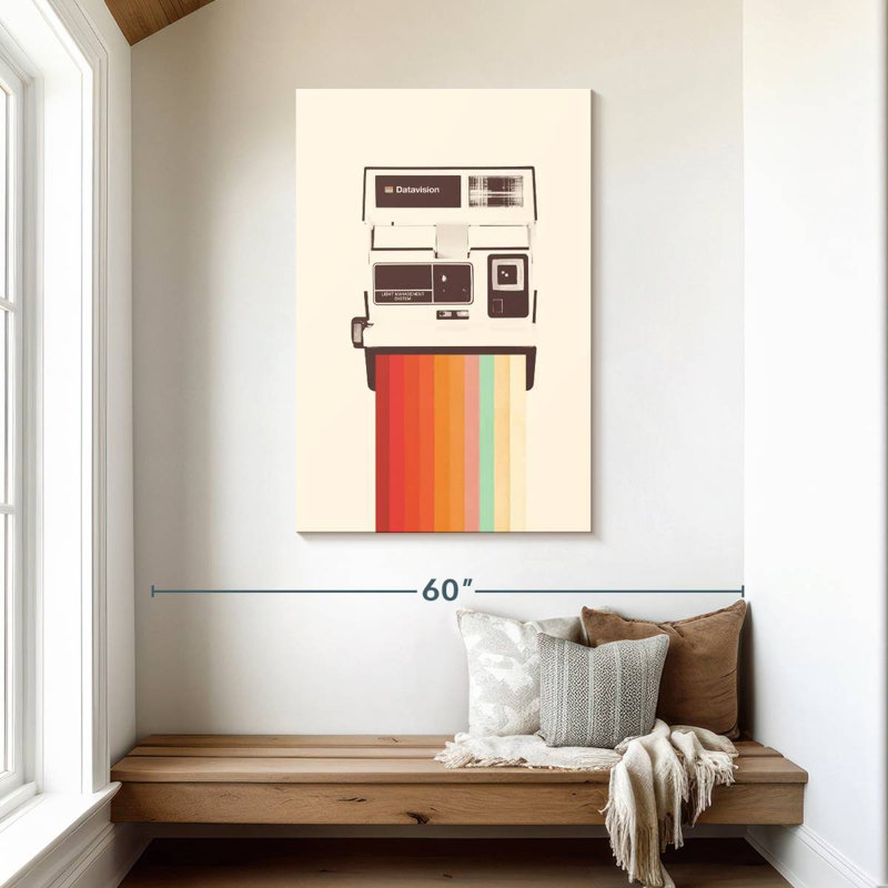 Senne Instant Camera Rainbow, 45" H x 30" W