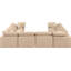 Itala Velvet Upholstered 8-Piece U-Shaped Modular Sectional-94482600