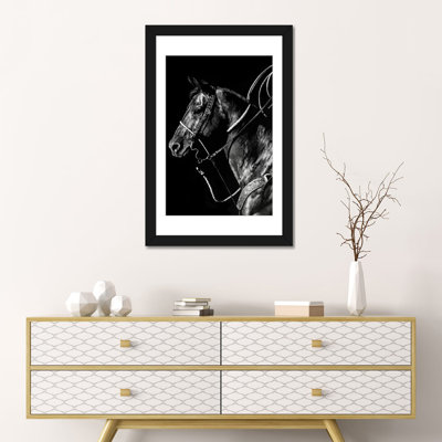 «Scratchboard Rodeo V», impression sur toile