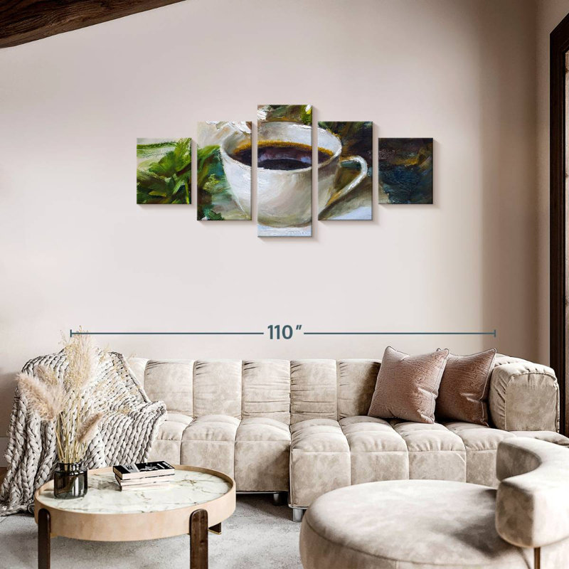 Coffee Cup, 34" H x 74" W