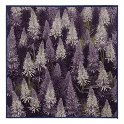 Tapis botanique lavable à la machine
