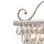 Lustre étagé unique à 4 lumières avec détails en cristal Braiden-22986194