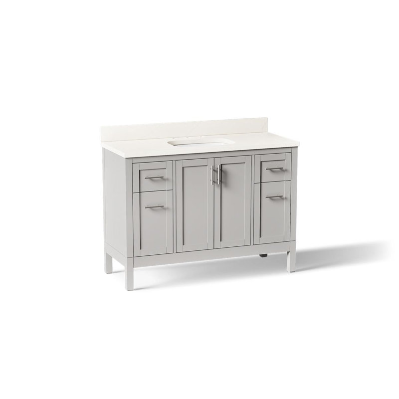 49" Single Bathroom Vanity Set, Atmos Gray, Atmos Grey