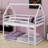 Modern Low Bunk Bed with  Sturdy Ladder
