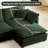 Latitude Run U Shaped Modular Sectional Sofa Chenille Deep Seat Cloud Couch with 2 Movable Ottoman-1624238163-1624238167