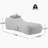 Outdoor Bean Bag Lounge Chair, Light Gray, Set Of 1-2014617383