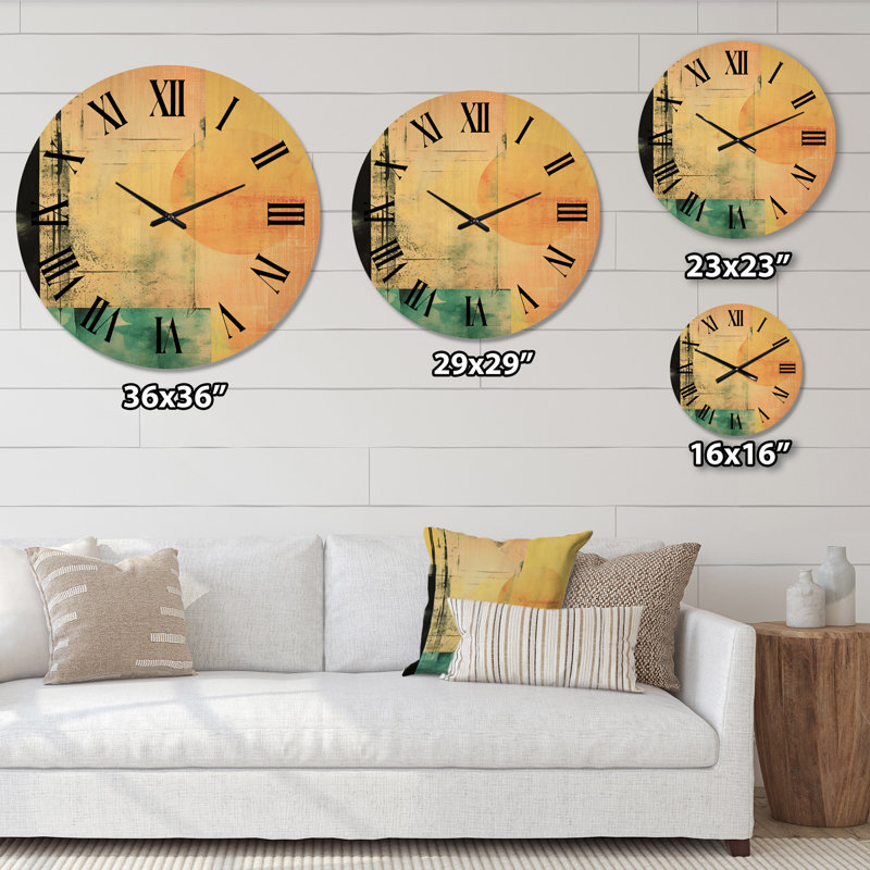 Pleine horloge murale en bois pleine lune, Petit