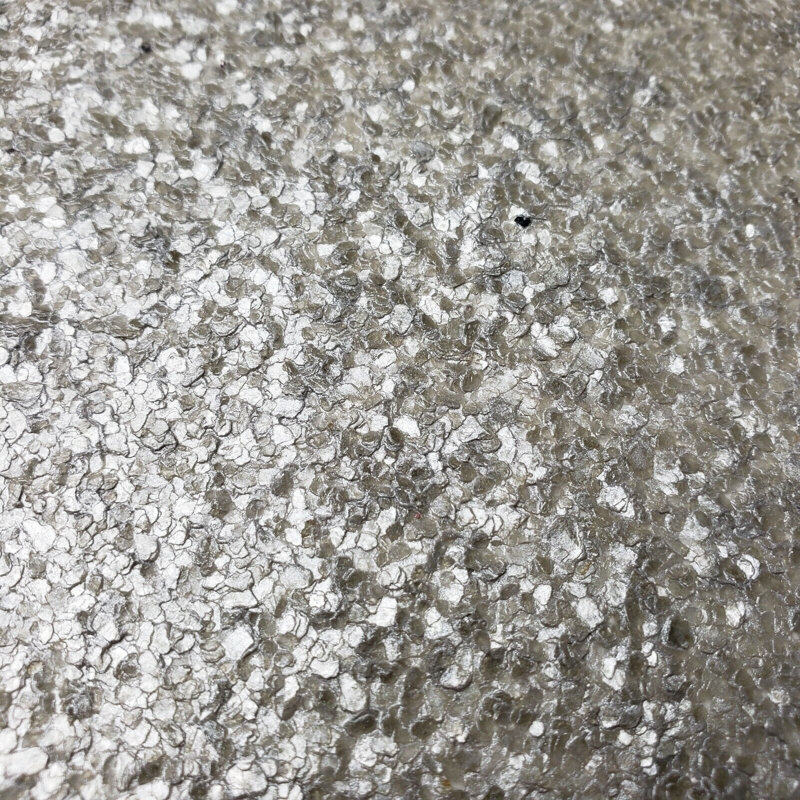Joselina gray Silver Natural Real Terra Mica Stone Wallpaper Plain Glitter effect