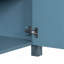 Organisateur de meuble-lavabo 36 po avec lavabo en céramique, ensemble d'armoire de rangement, bleu rétro-1150481989