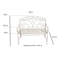 Mcglone Iron Outdoor Bench-679058419