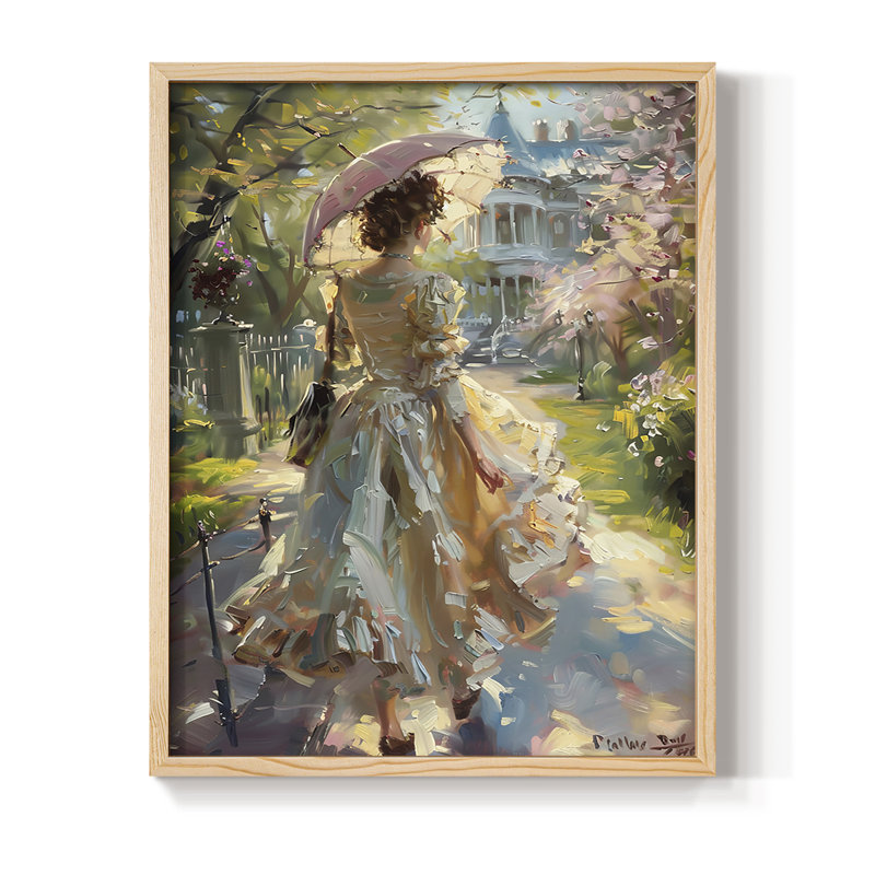 «WOMEN Series DCCLIX», reproduction encadrée - bois massif, Naturel, H 21 po x l 17 po