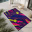 Tapis d'intérieur et d'extérieur Neon Fractals-510498523