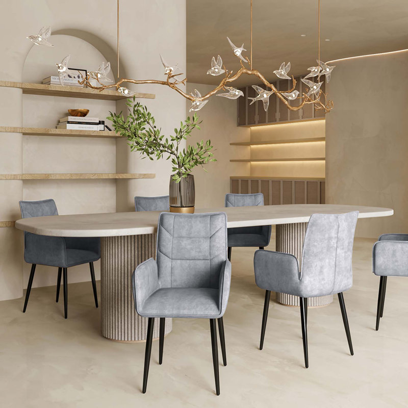 Chaises de salle à manger, Gris