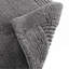 100% coton touffeté 3000 g / m² tapis de bain réversible gris anthracite 21 po x 34 po