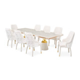 Carmela 9 - Piece Dining Set