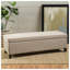 Repose-pieds avec rangement 50,5 pouces Wheatoff