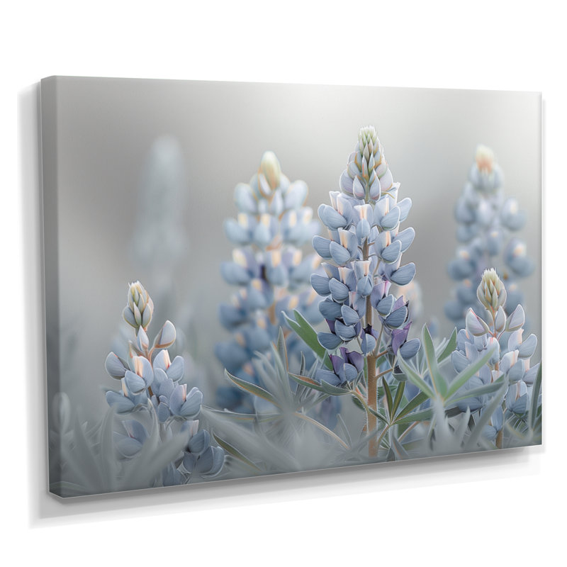 Liddel - Blue Bonnets, impression d'art mural, H 30 po x l 40 po x P 1,5 po, Toile tendue