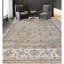 Hand-Knotted High-Quality Gold and Cream Area Rug