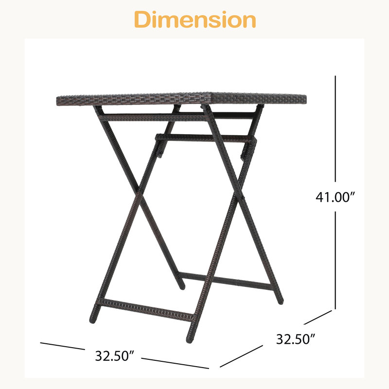 Rattan BAR TABLE,STURDY STRUCTURE