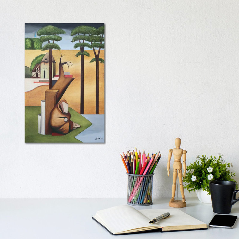 Temptation Of Saint Anthony by Alexander Trifonov - Wrapped Canvas Print, 30.48cm H x 20.32cm W