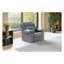 Fauteuil inclinable manuel en velours-318146528