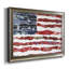 «Patriotic Collage Flag II», reproduction d'art sur toile-2074436298