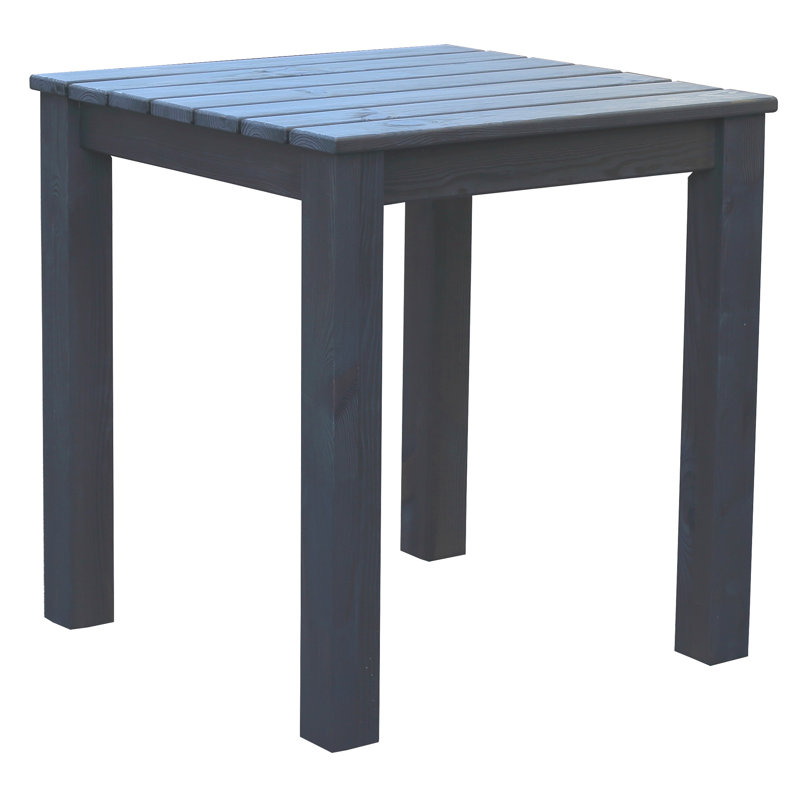 Arinna Square Pine Outdoor Dining Table , 170.18cm cm W 170.18cm cm D, Taupe Grey