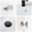 Single Bathroom Vanity with Ceramic Basin-704934676-704934682