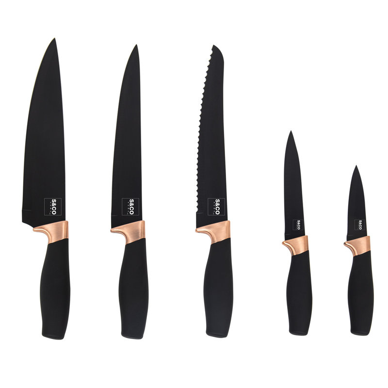 Safdie & Co. Inc. 6 Piece Stainless Steel Assorted Knife Set