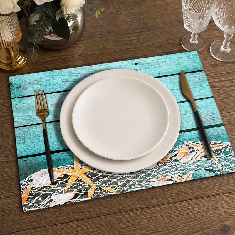 Rectangle Polyester Dining Table Placemat