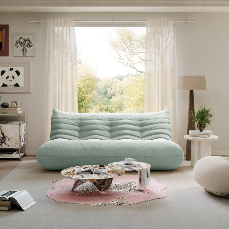 Fauteuil à billes Castleberry Lazy, Vert menthe