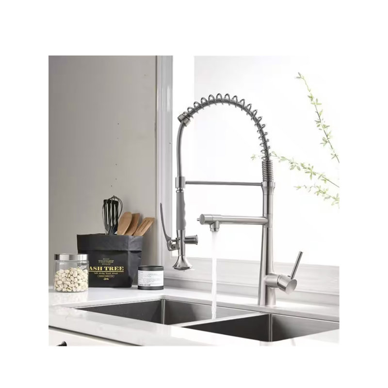 AvaMalis Pull Down Kitchen Faucet, Chrome
