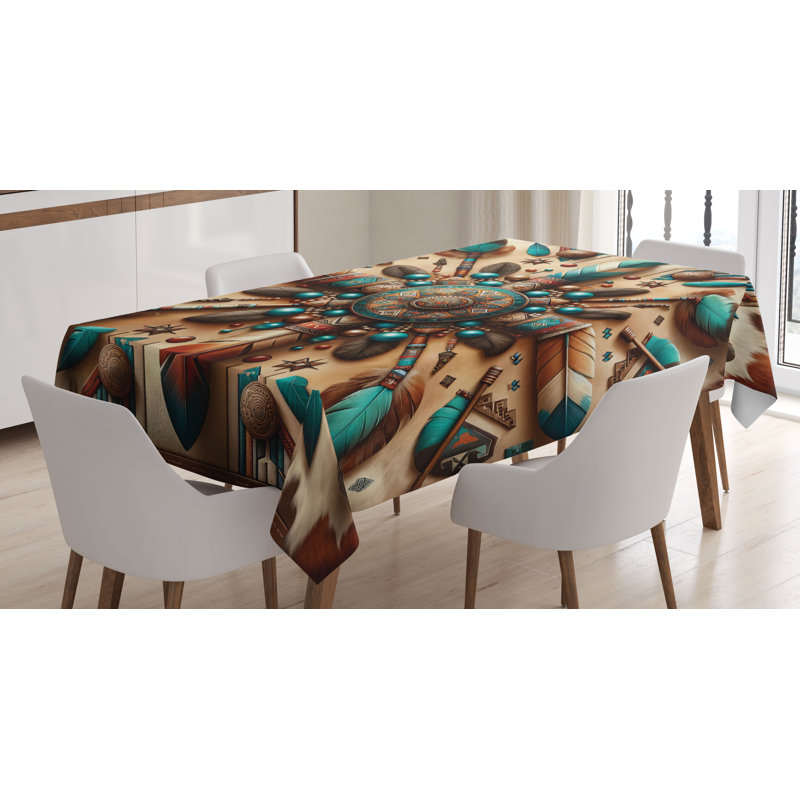 Jayvee Rectangle No Pattern Microfiber Tablecloth, 90" Rectangle