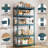 Tevis 60" H x 27.5" W x 12" D 5 Tiers Boltless Adjustable Storage Shelf Goods Rack-1090805075