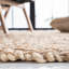 Tapis en jute tissé à la main Derosier-24290747