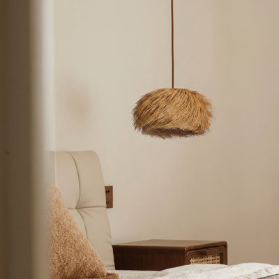 1 - Light Boho Pendant Lights - 16.4ft Plug-in with Inline Switch