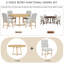 Ensembles de table de salle à manger extensible (doit inclure la table et la chaise)