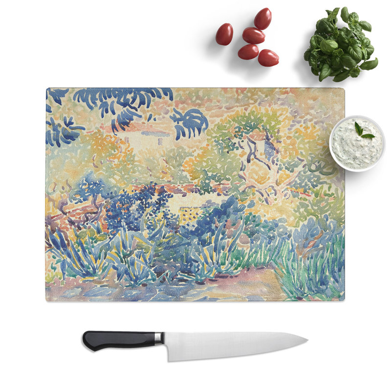 Landscape Vol.1 by Henri-Edmond Cross Chopping Board, 0.4cm H x 28.5cm W x 39cm L